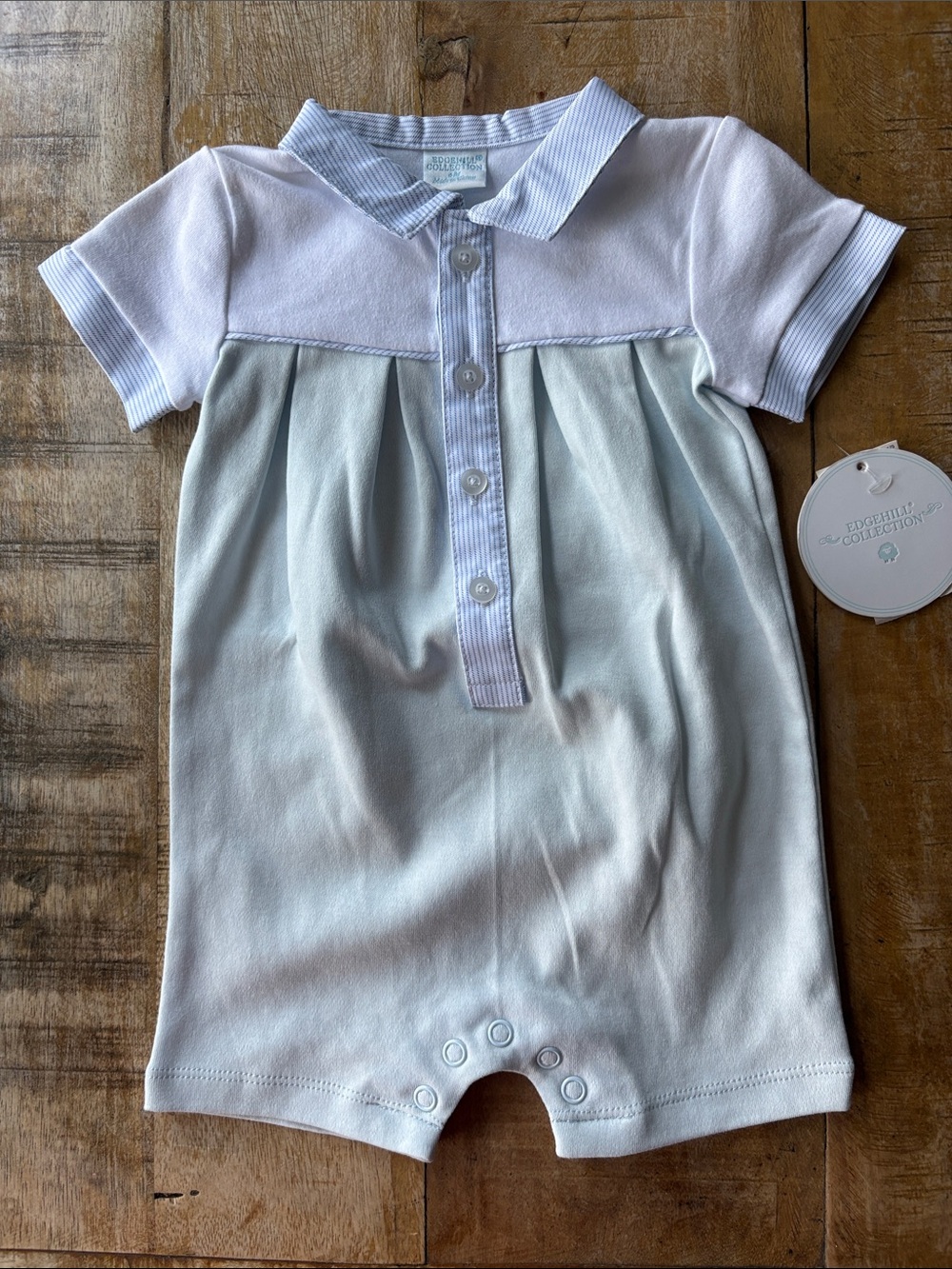 NWT Edgehill Collection Baby Boy Romper 6m